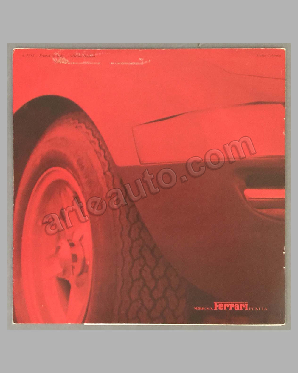 Ferrari 365 GTB4 original factory sales brochure, # 25/68 6