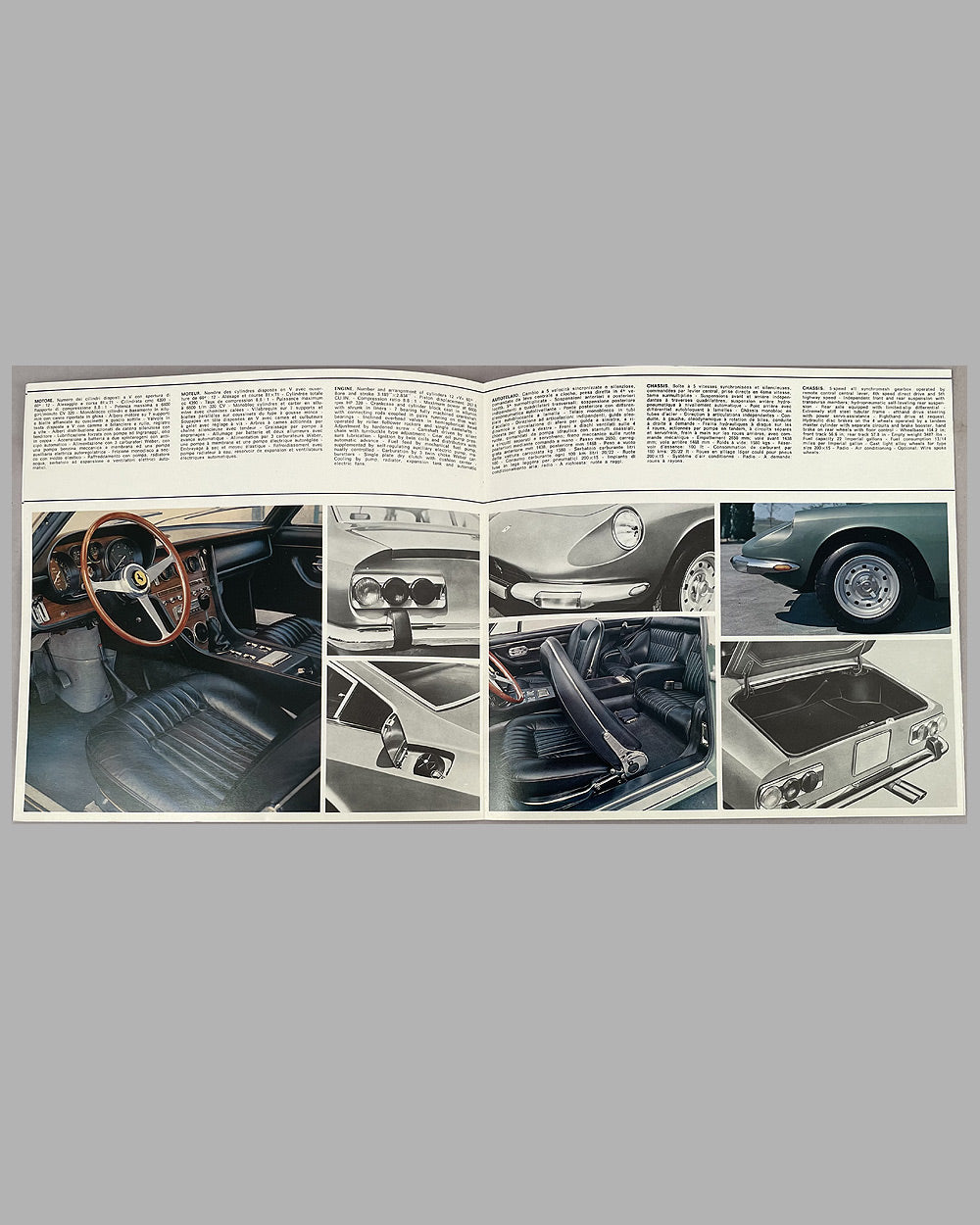 Ferrari 365 GT 2+2 factory sale brochure, 1968, #19/68 4