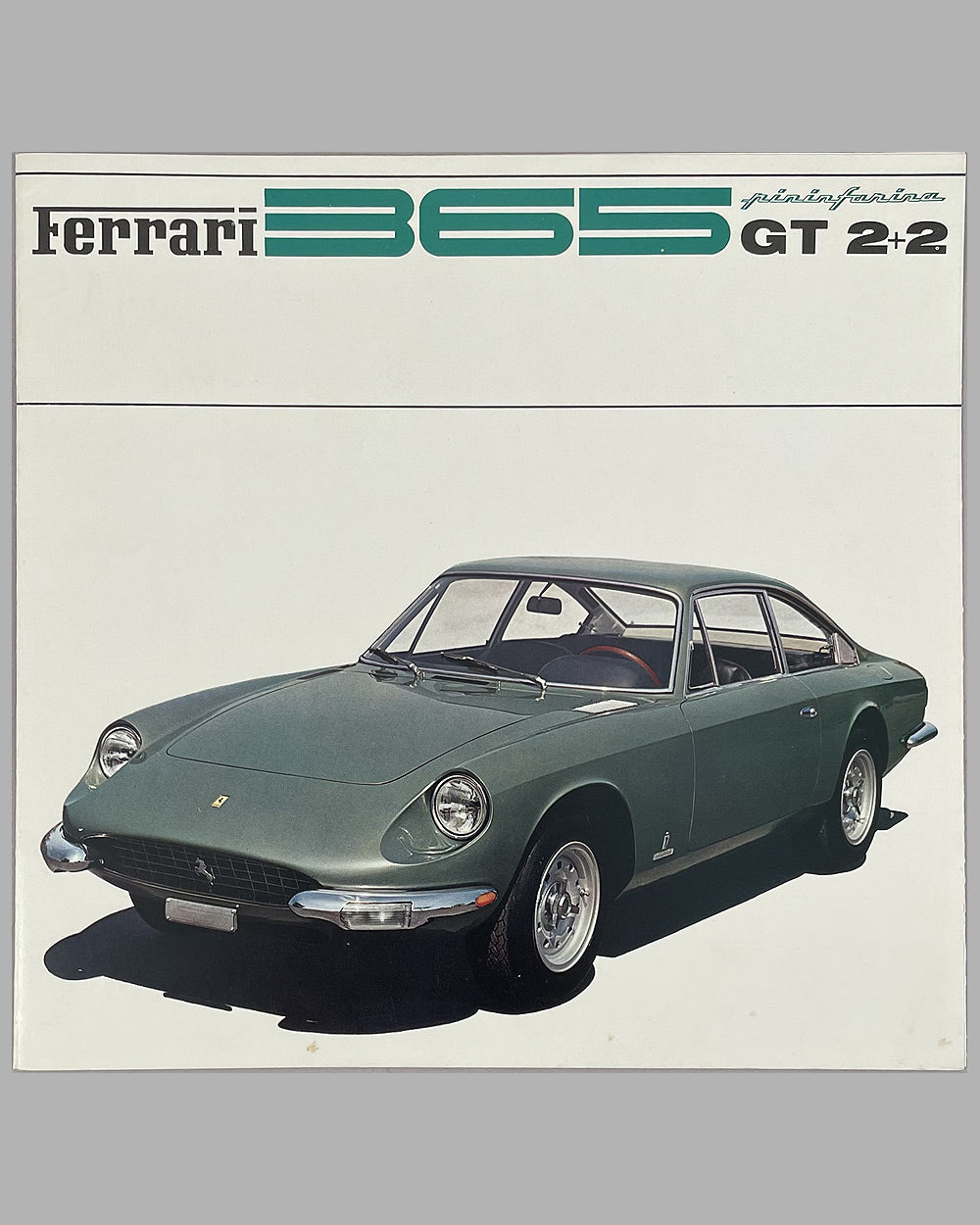 Ferrari 365 GT 2+2 factory sale brochure, 1968, #19/68