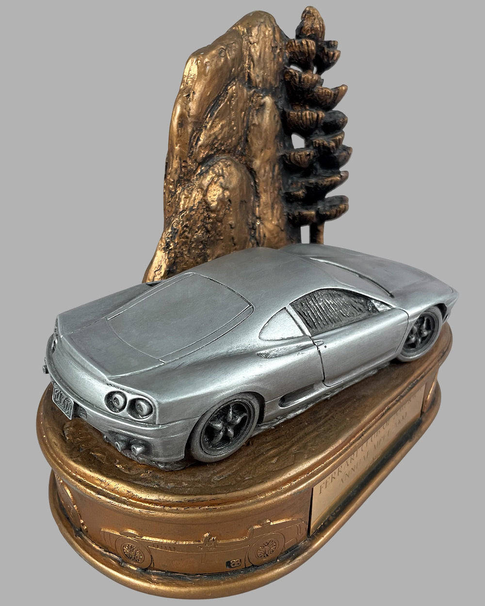 Ferrari Club of America gold trophy by Larry Braun 2