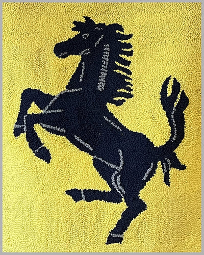 Ferrari emblem tapestry 2