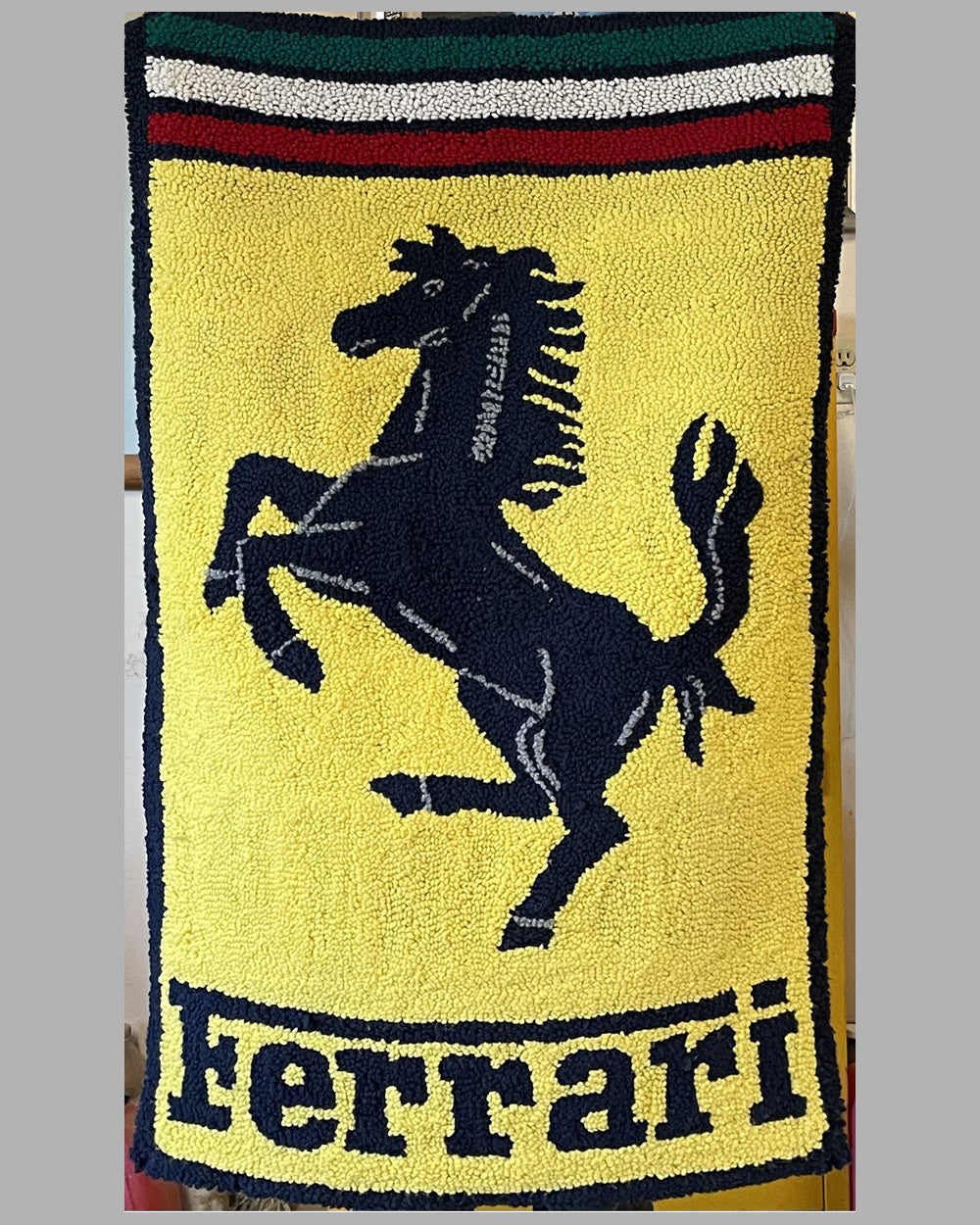 Ferrari emblem tapestry