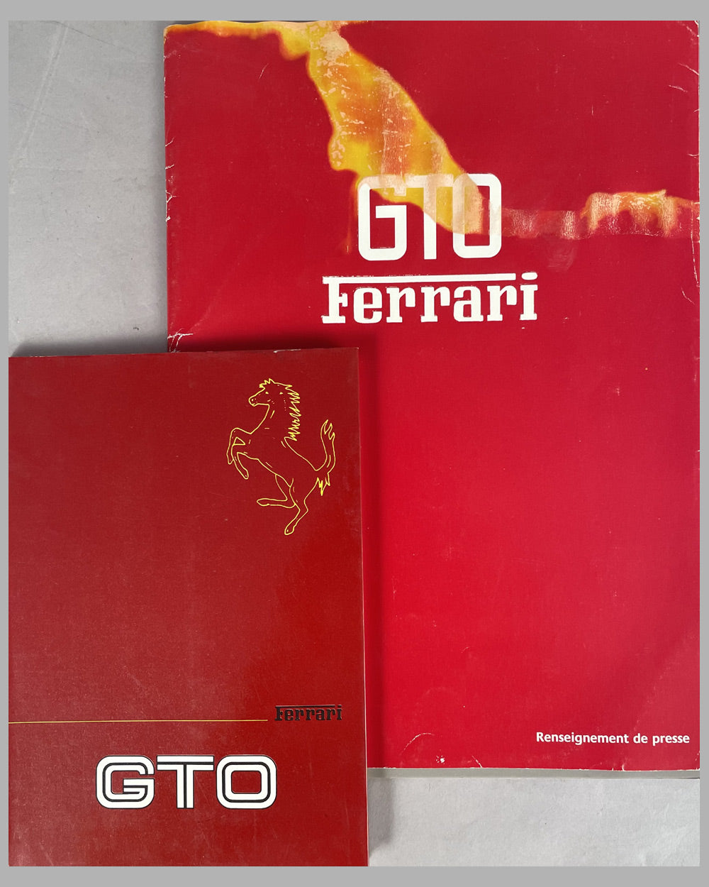 Two Ferrari 288 GTO factory publications