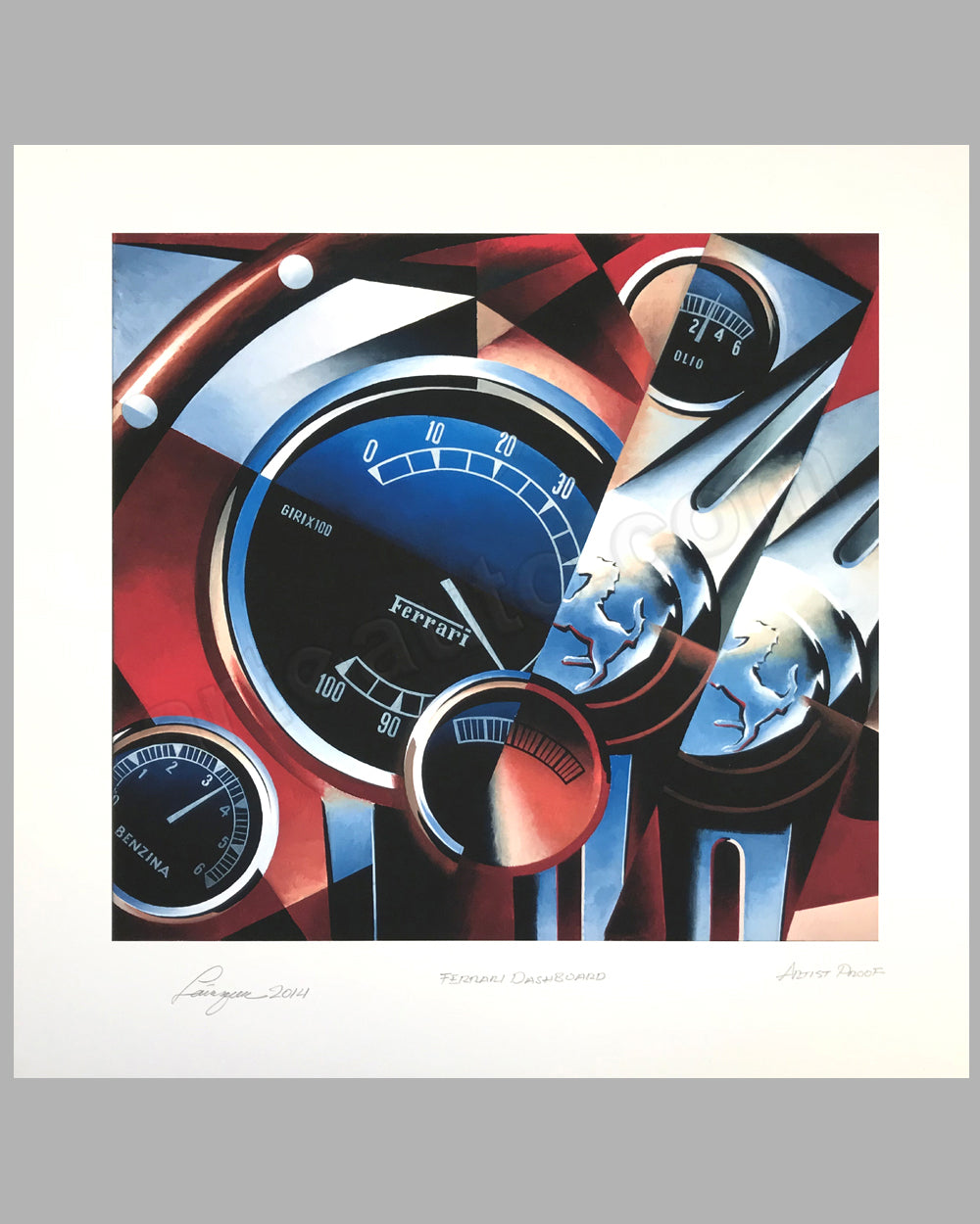 Ferrari Instruments giclée by Alain Lévesque, 2014