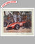 Ferrari teammates print by Alan Fearnley, hand autographed by Phil Hill