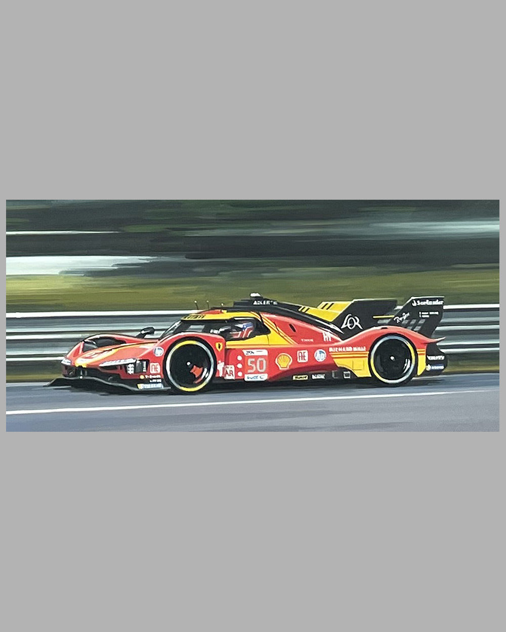 Ferrari 499 SP painting