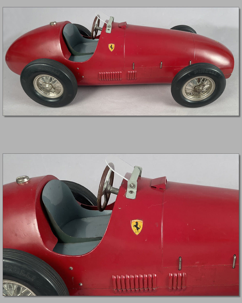 Ferrari 500 F2 toy produced by Toschi Cherries, Italy