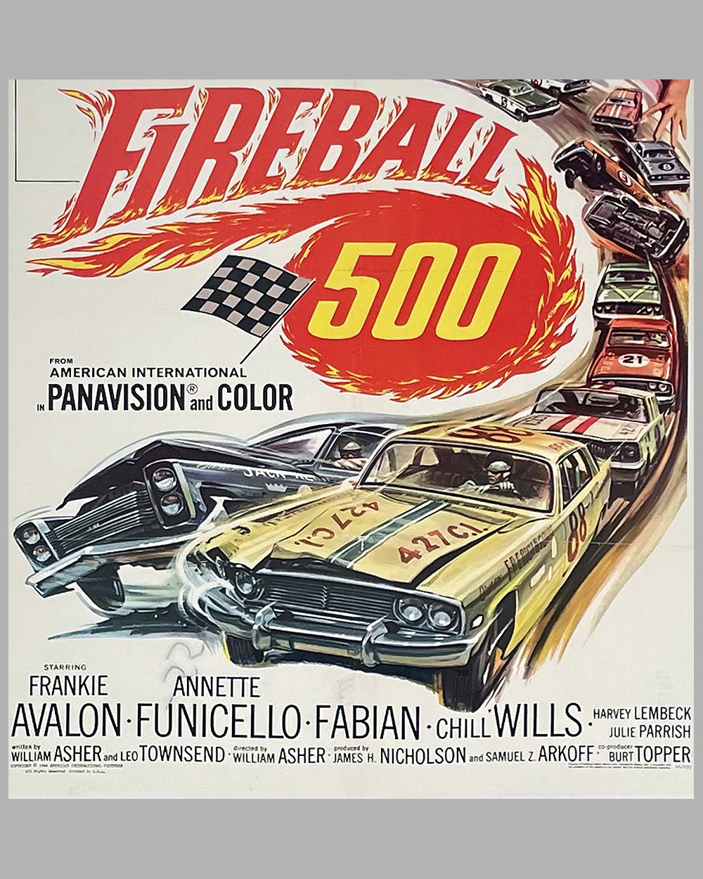 Fireball 500 original movie poster, 1966 3