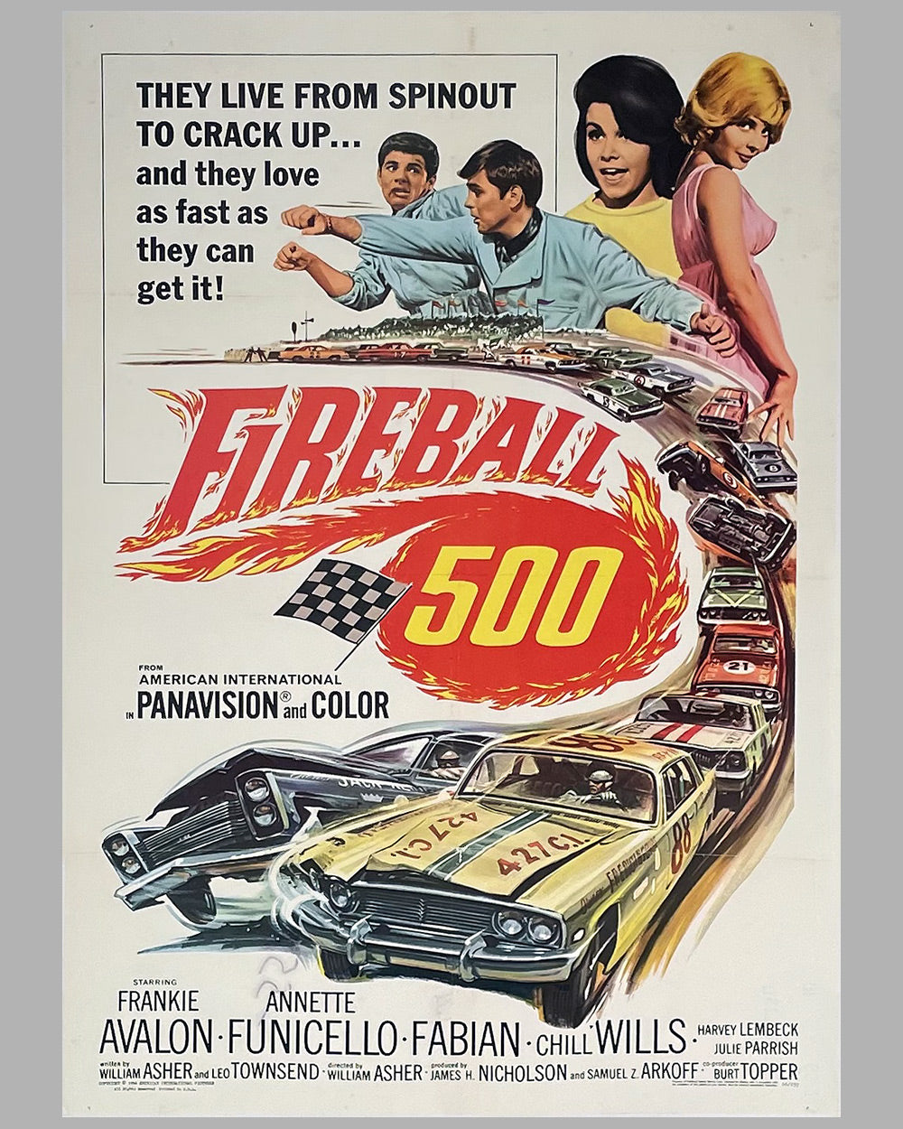 Fireball 500 original movie poster, 1966