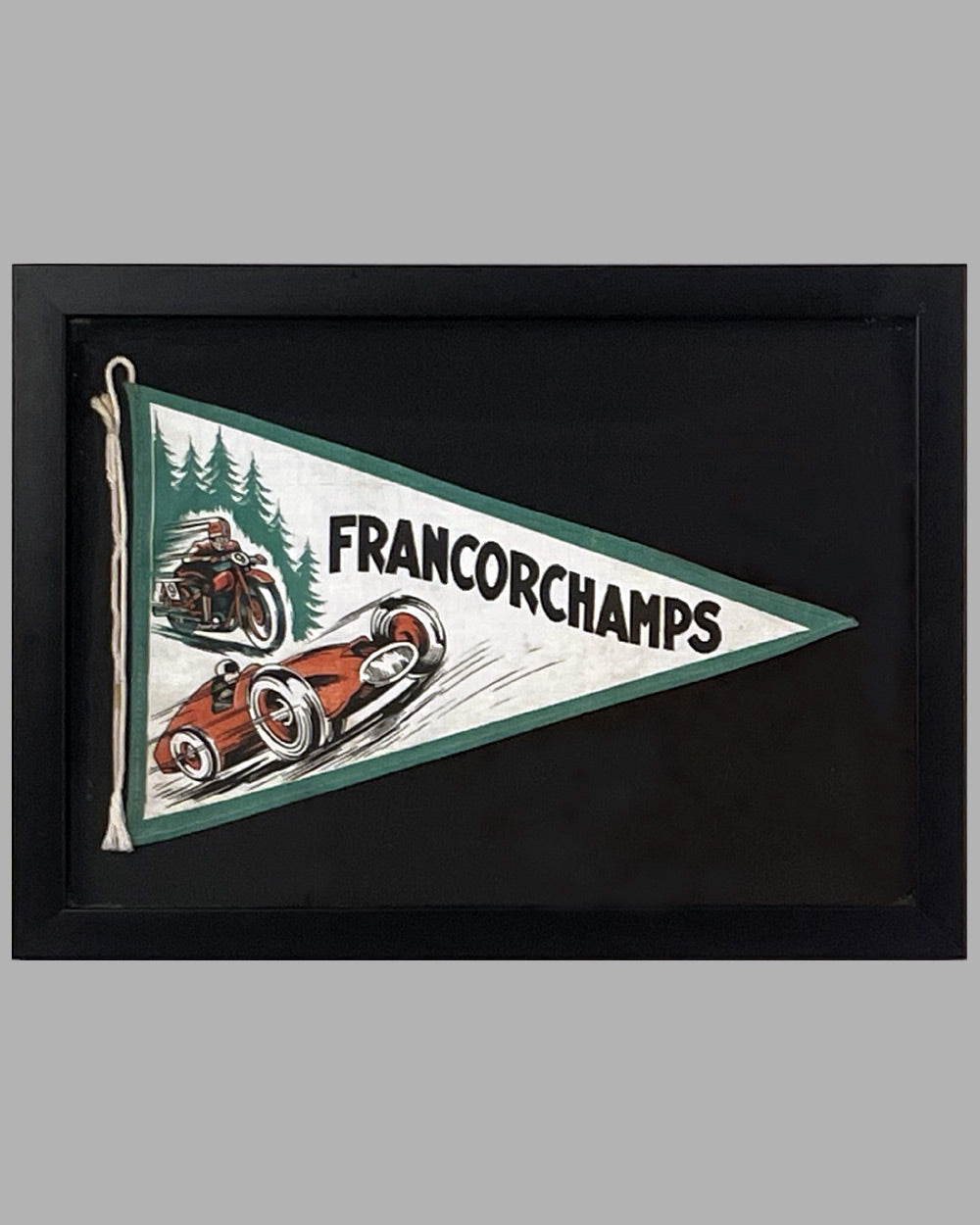 Francorchamps pennant for the Spa race track, 1950’s