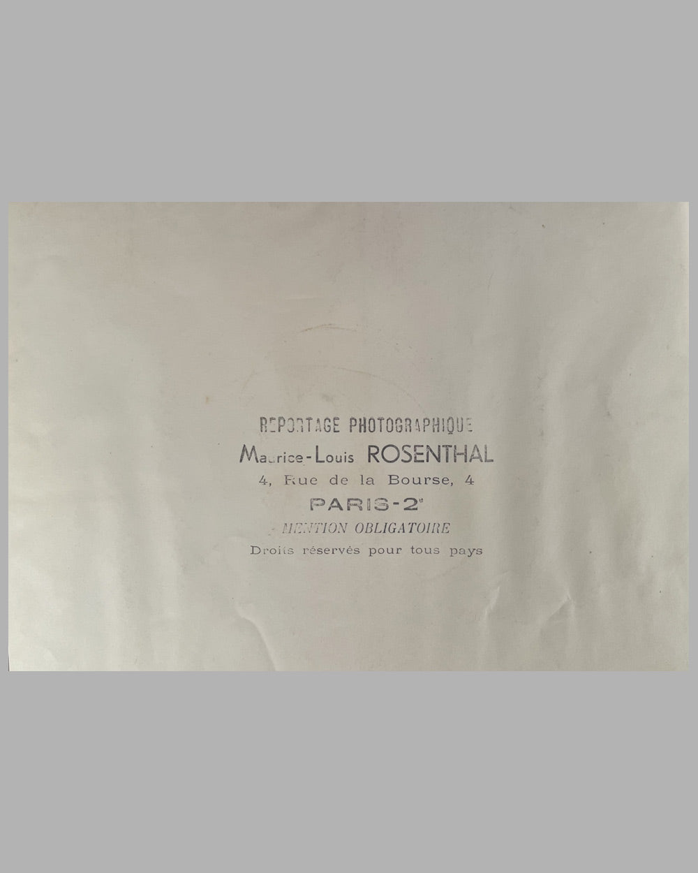 Louis Chiron in his Talbot Lago b&w photograph by Maurice-Louis Rosenthal, autographed by Chiron 3