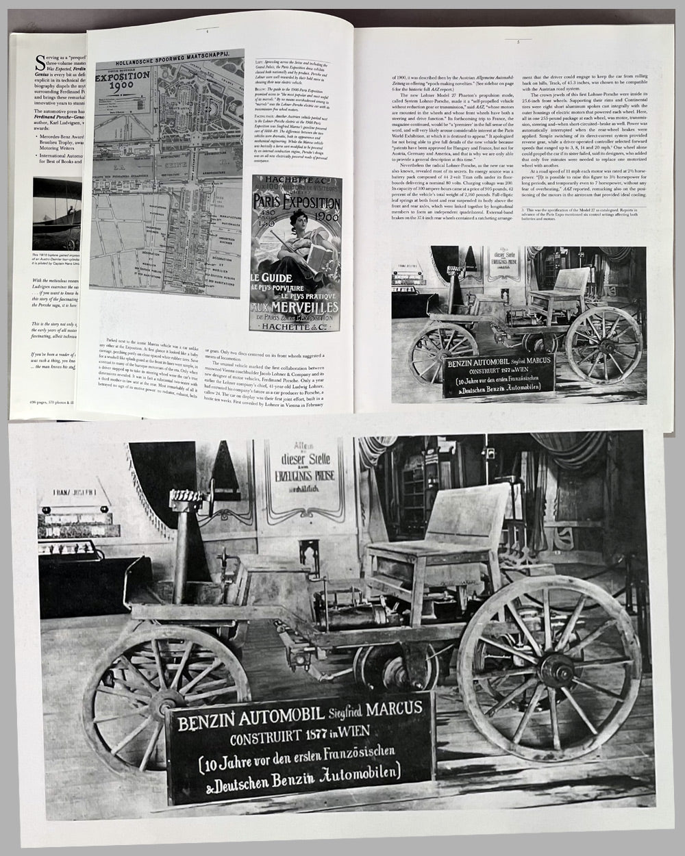 Ferdinand Porsche - Genesis of Genius book by Karl Ludvigsen, 1st edition, 2009 Road, Racing and Aviation Innovation 1900 to 1933 2