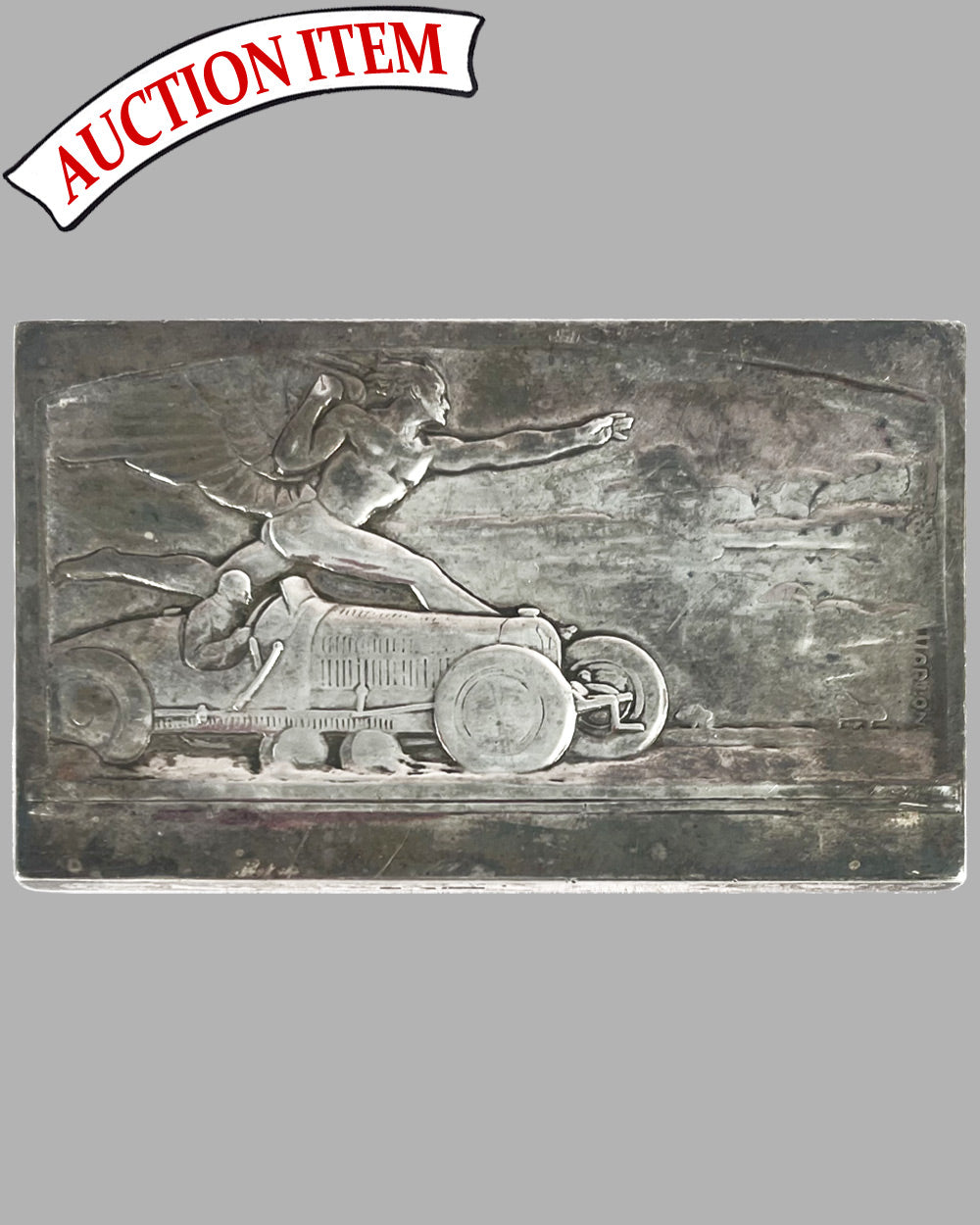 Stirling silver plaque by Morlon