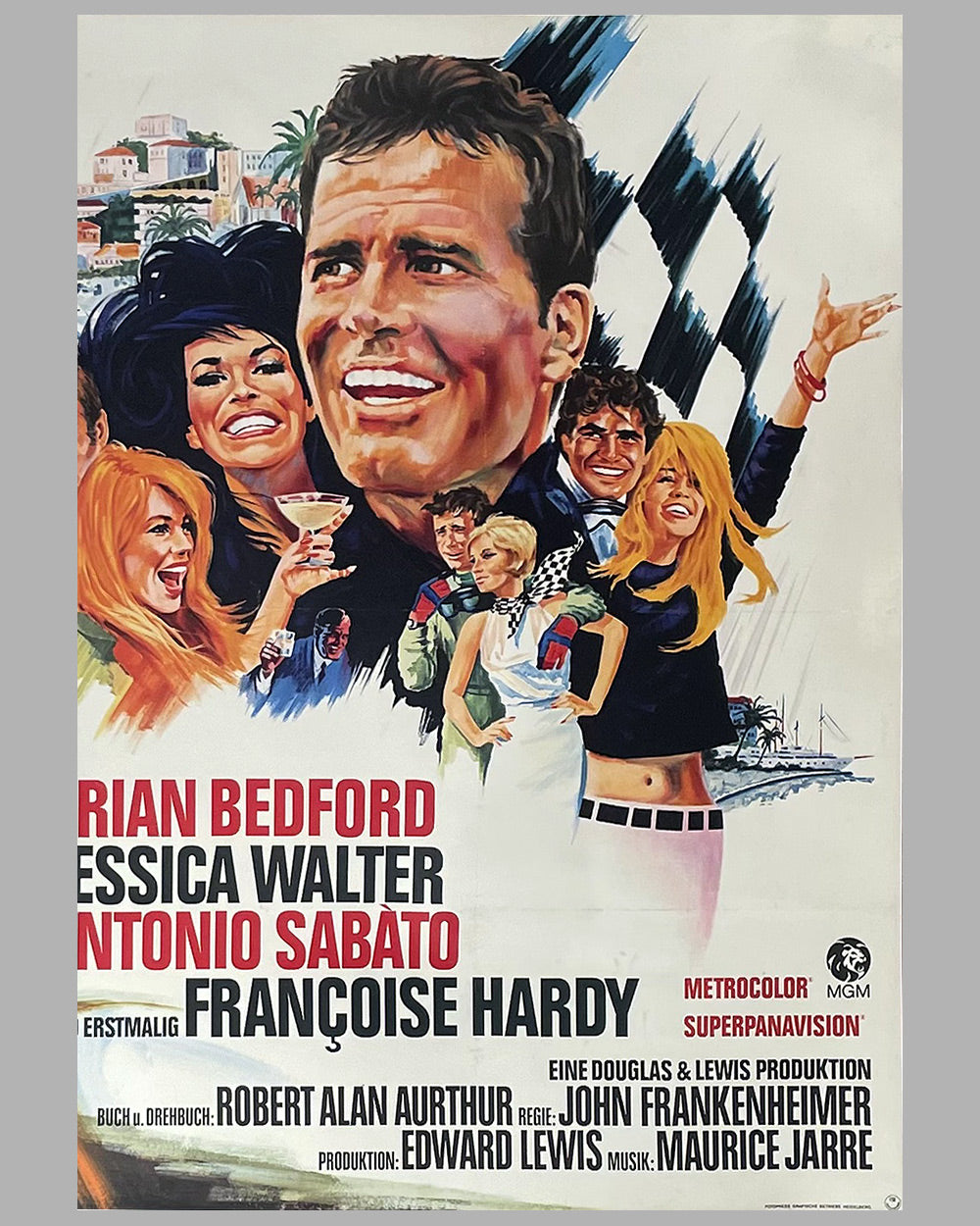 Grand Prix original movie poster, 1966 3