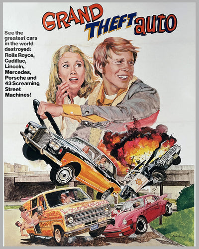 1977 Grand Theft Auto original movie poster 2