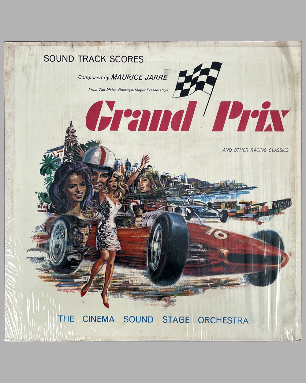 Grand prix movie original sound track vinyl record l art et l automobile