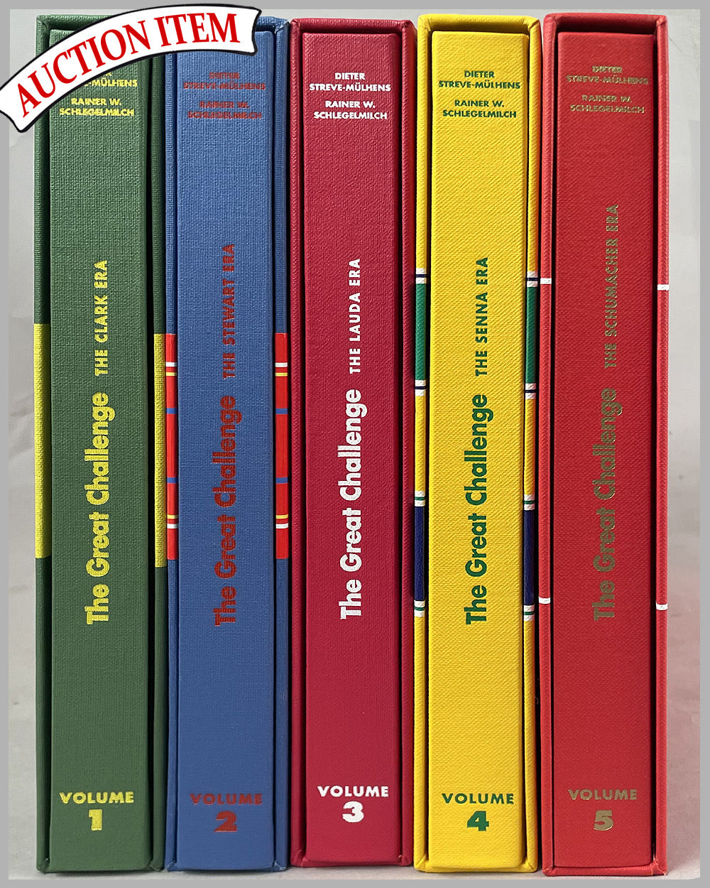 The Great Challenge complete collection of 5 volumes by Dieter Streve-Mülhens and Rainer W. Schlegelmilch