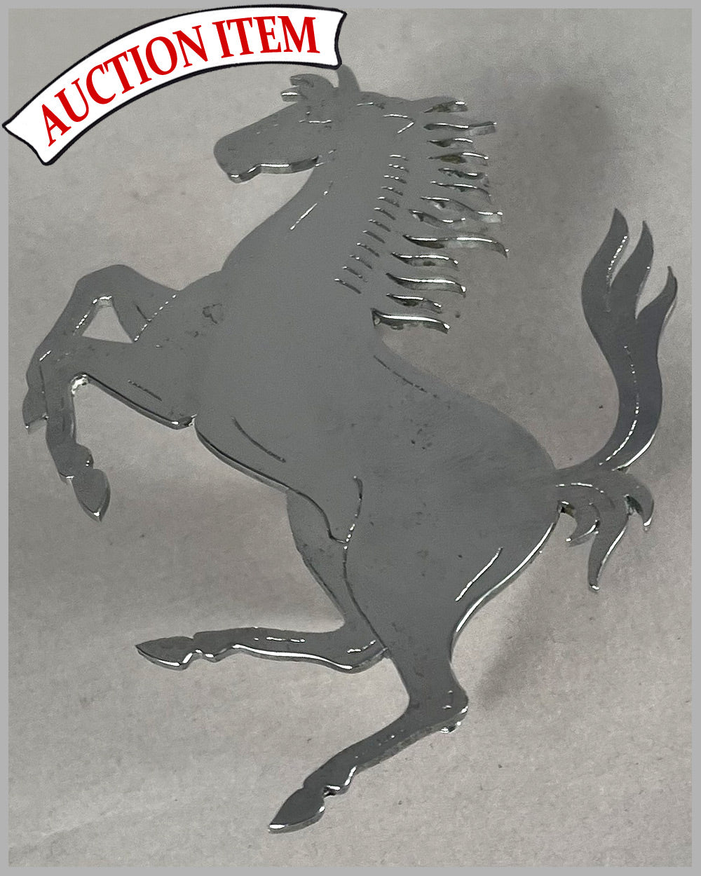 Prancing horse for Ferrari front grill factory emblem