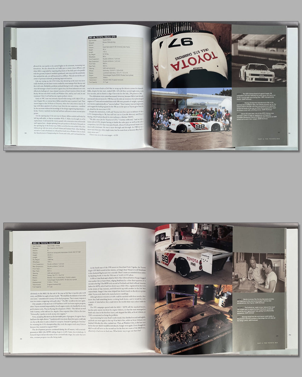 Dan Gurney’s Eagle Racing Cars book by John Zimmermann, 2007, 1st Edition, Rolex edition signed by Gurney 4