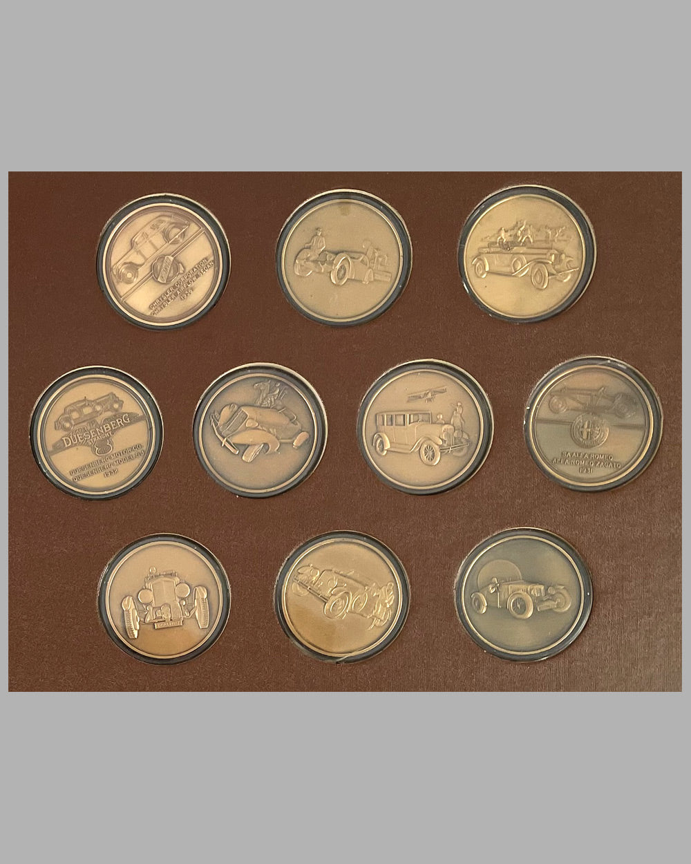 Hamilton Mint Classic Car Medallion Album  4