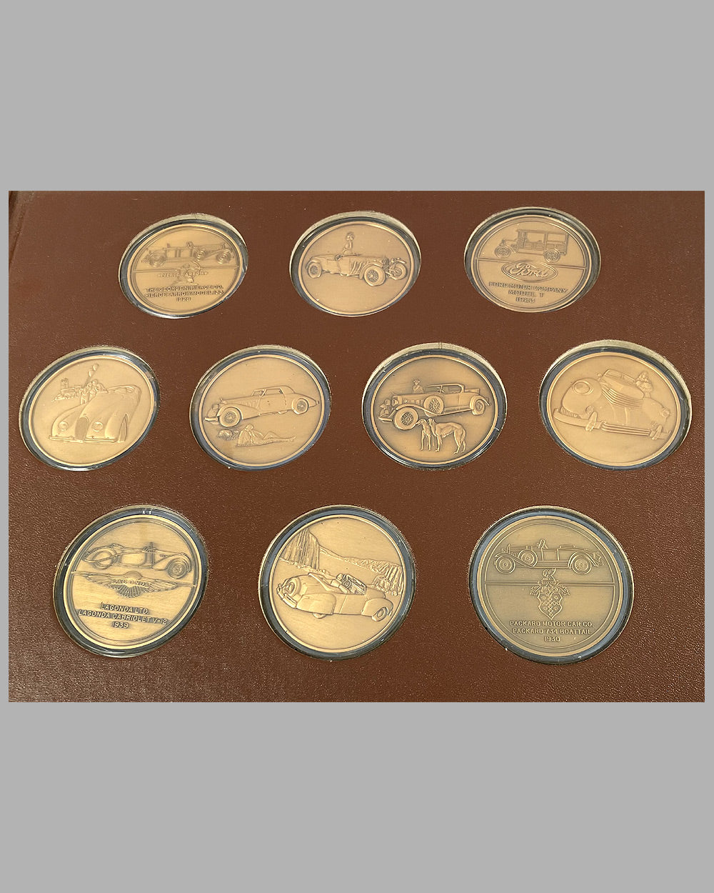 Hamilton Mint Classic Car Medallion Album 5