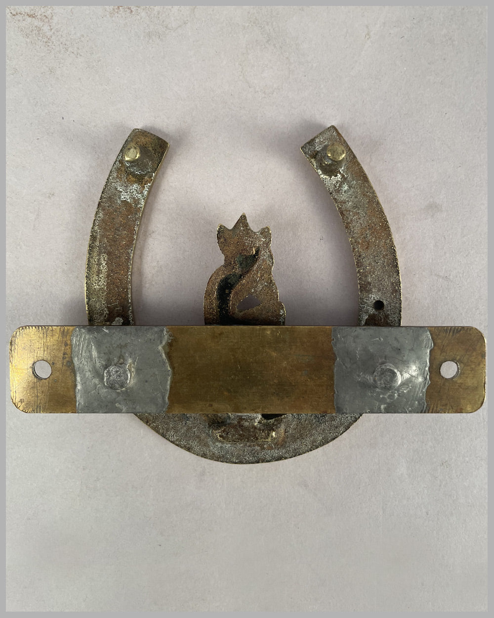 Horseshoe and the devil radiator accessory badge 2
