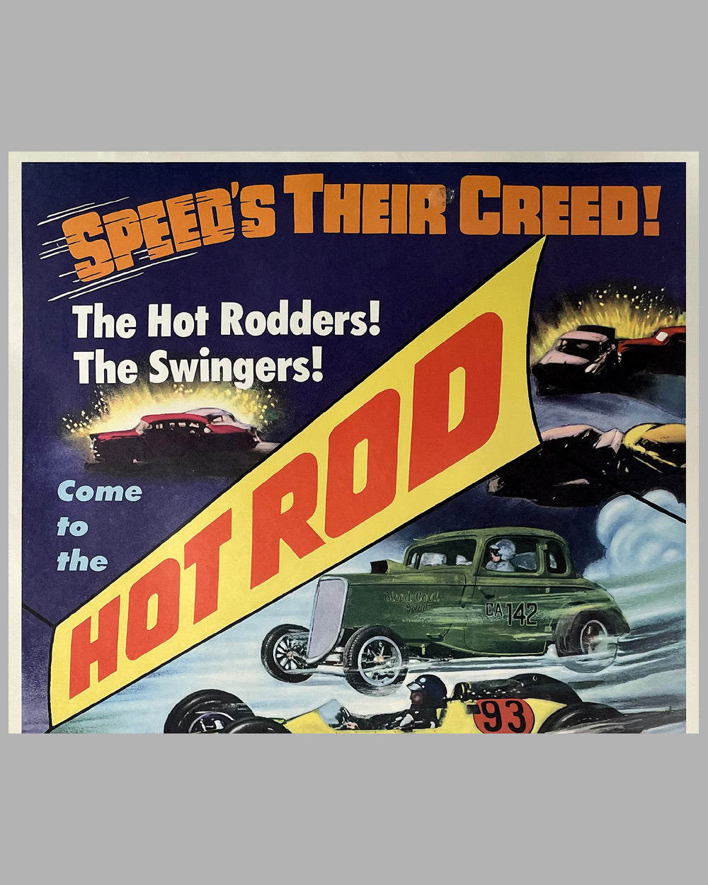 Hot Rod Hullabaloo original movie poster, 1966 2