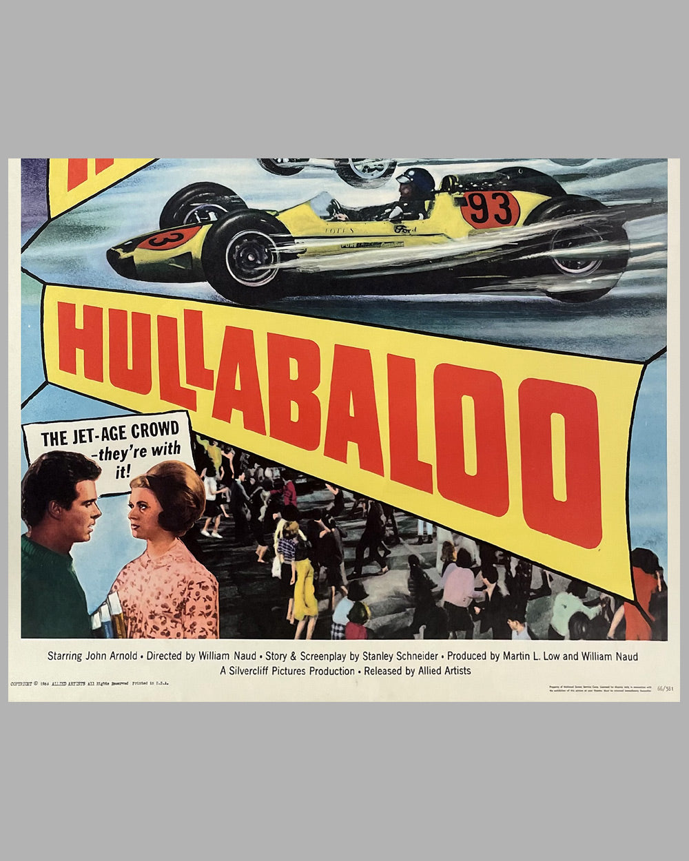 Hot Rod Hullabaloo original movie poster, 1966 3