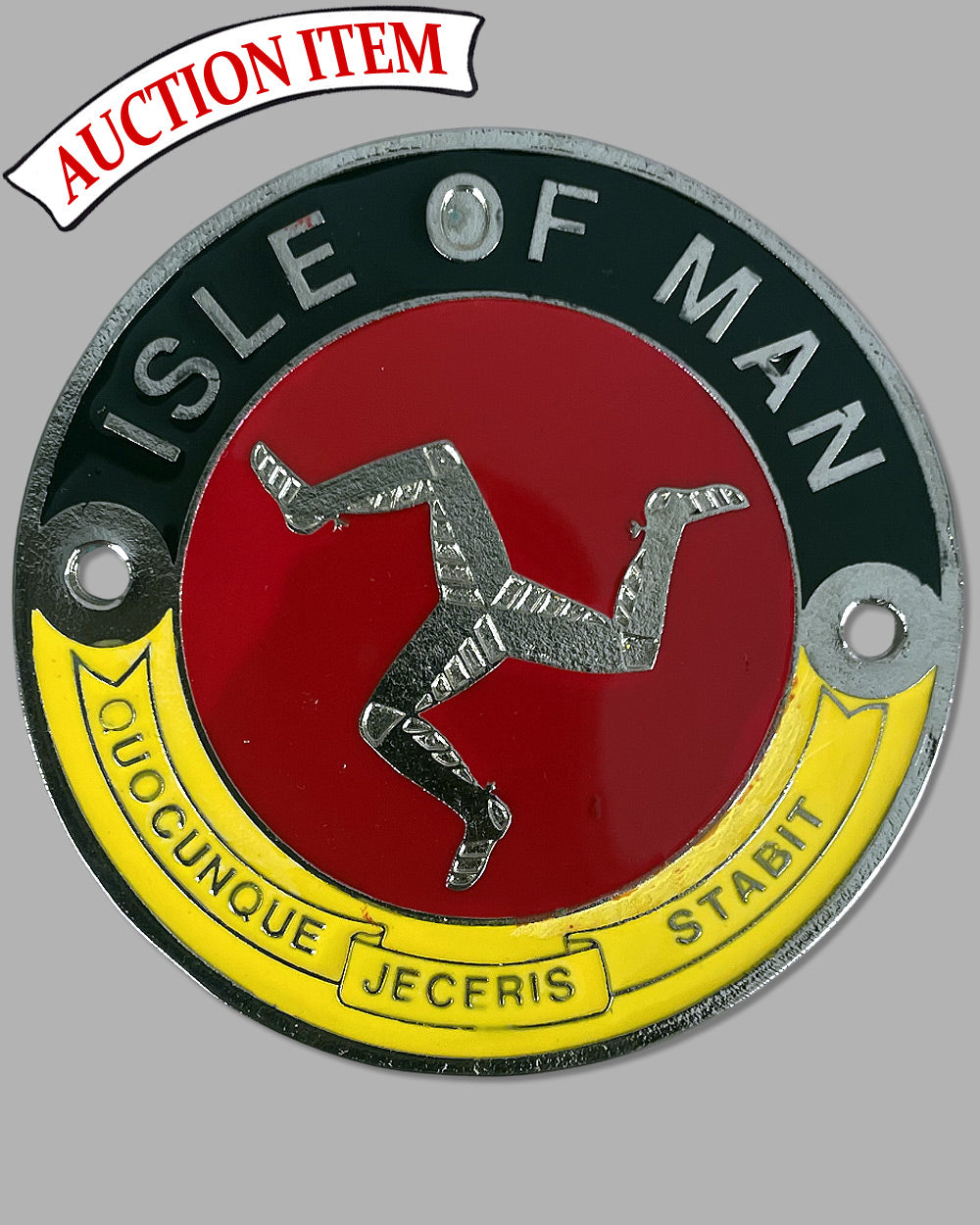 Isle of Man grill badge