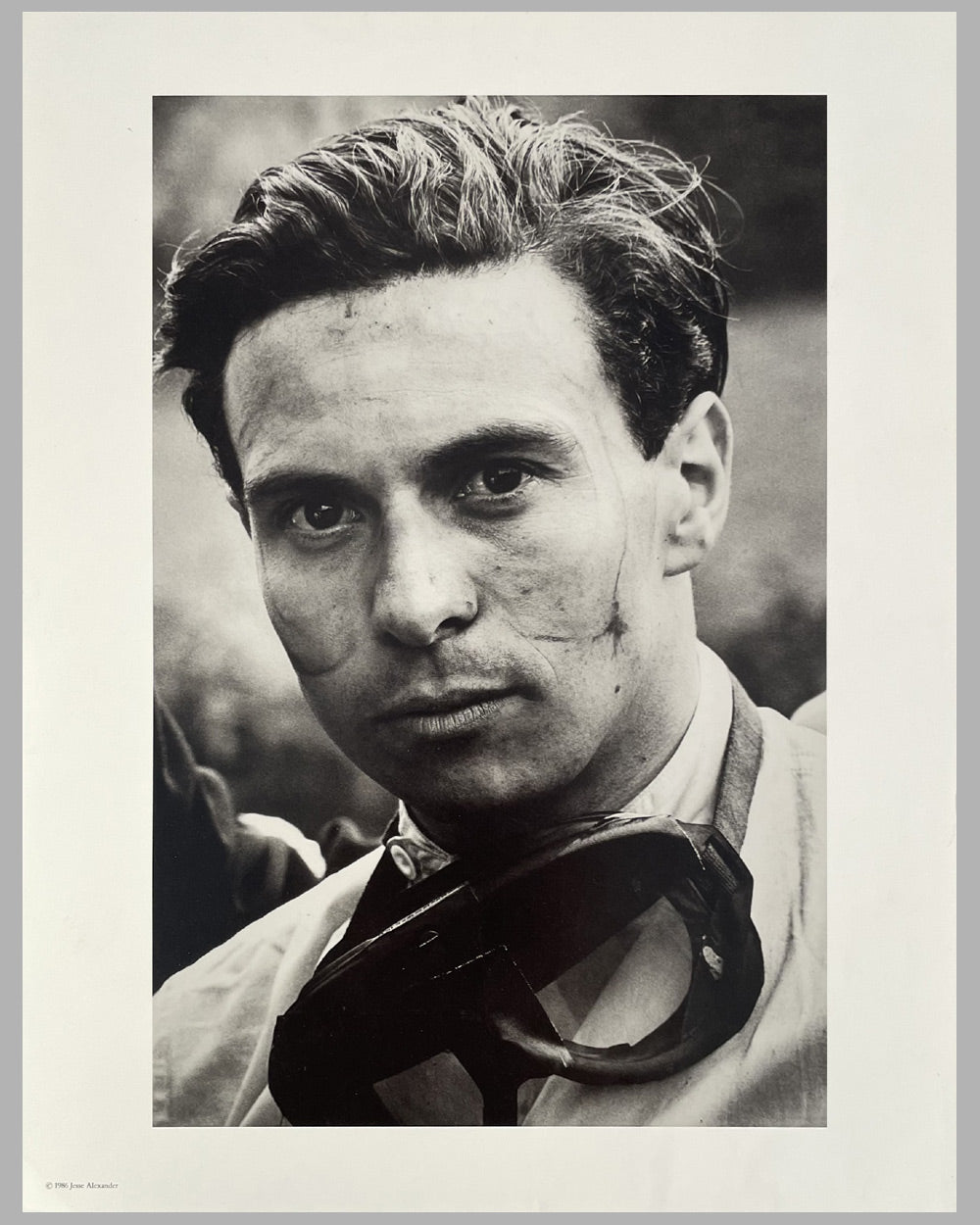 Jim Clark b&amp;w photo by Jesse Alexander