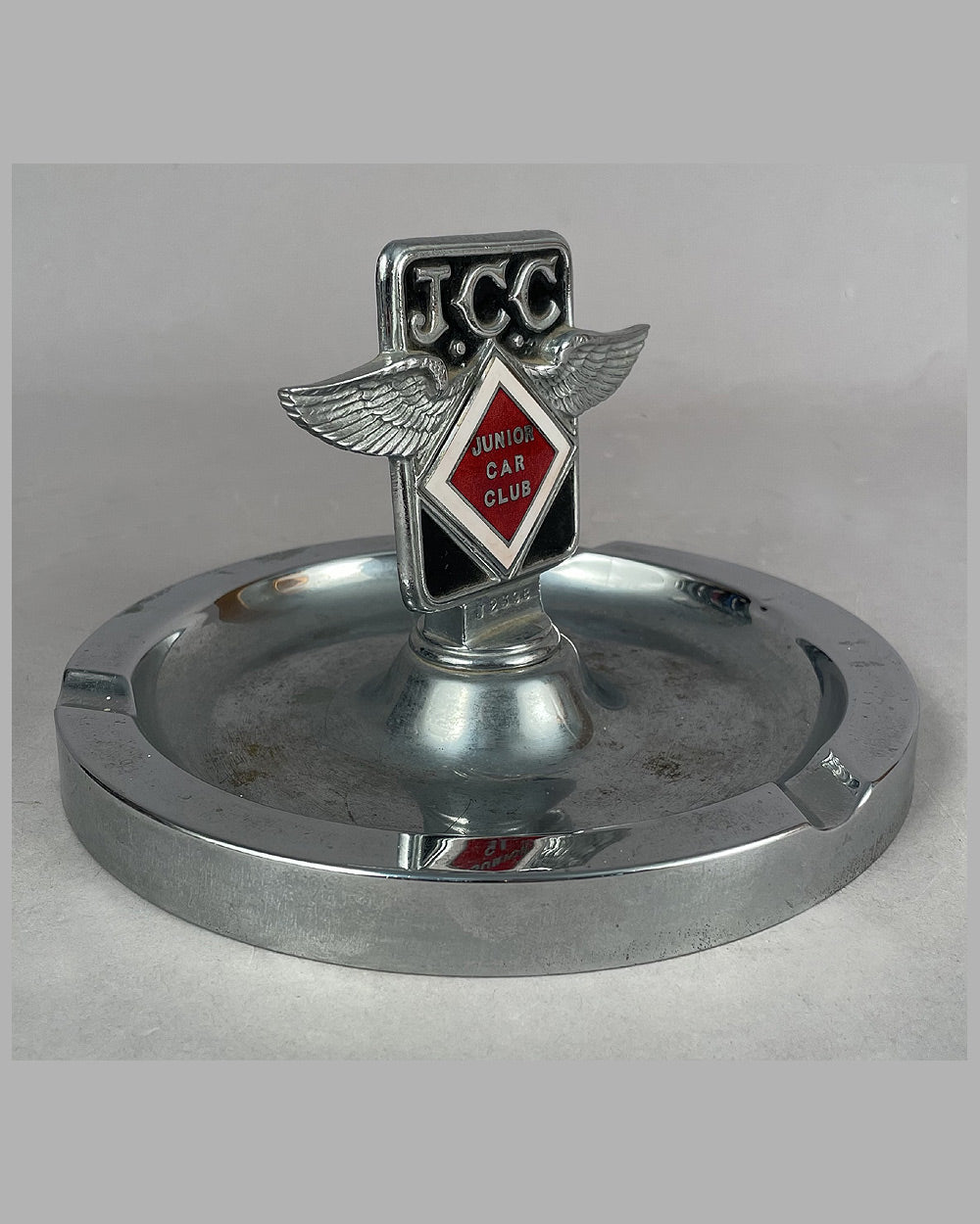 JCC (Junior Car Club) badge / ashtray, U.K. 1950’s 2