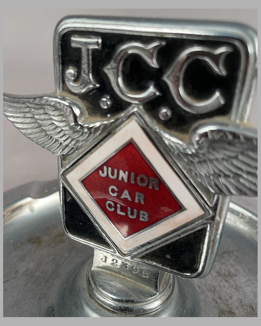 JCC (Junior Car Club) badge / ashtray, U.K. 1950’s 4