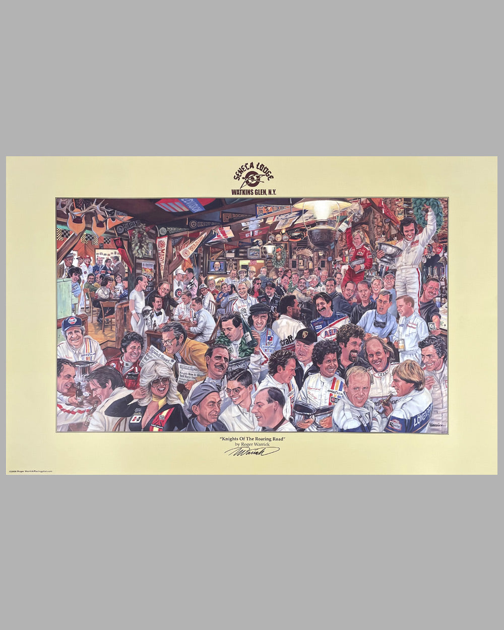 Knights of the Roaring Road poster by Roger Warrick, 2006