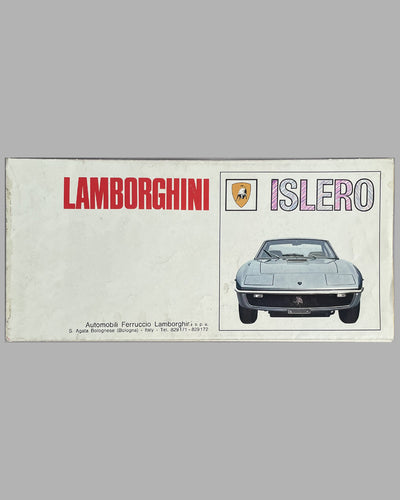 Lamborghini Islero factory sales brochure, late 1960’s