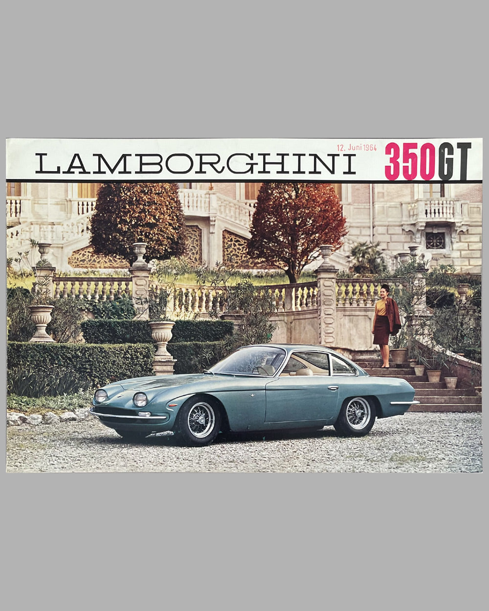 Lamborghini 350 GT original factory brochure, 1964