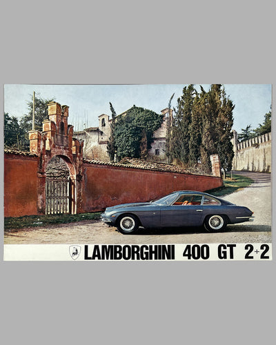 Lamborghini 400 GT 2+2 factory sales brochure, late 1960’s