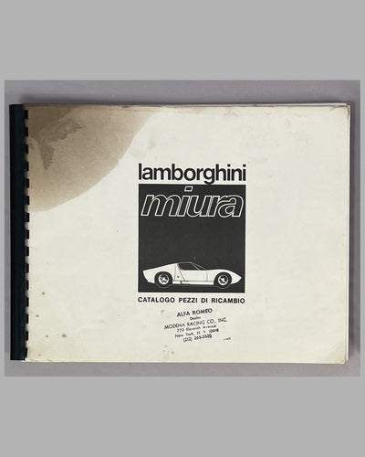 Three Lamborghini Miura P400 mid 1960’s factory publications 8