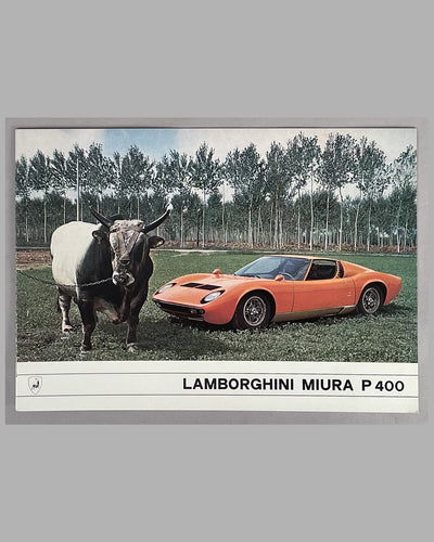 Three Lamborghini Miura P400 mid 1960’s factory publications 2
