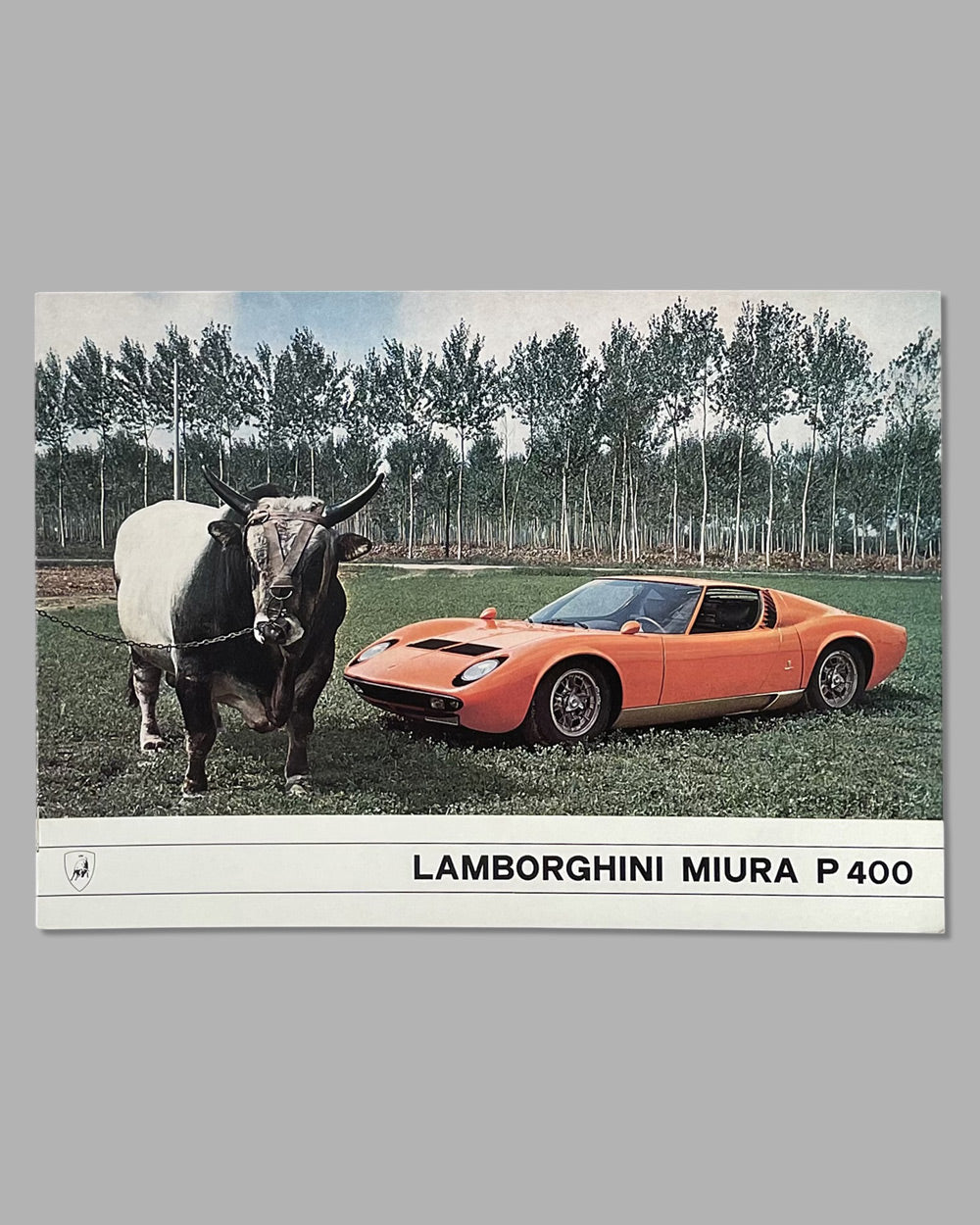 Three Lamborghini Miura P400 mid 1960’s factory publications 4