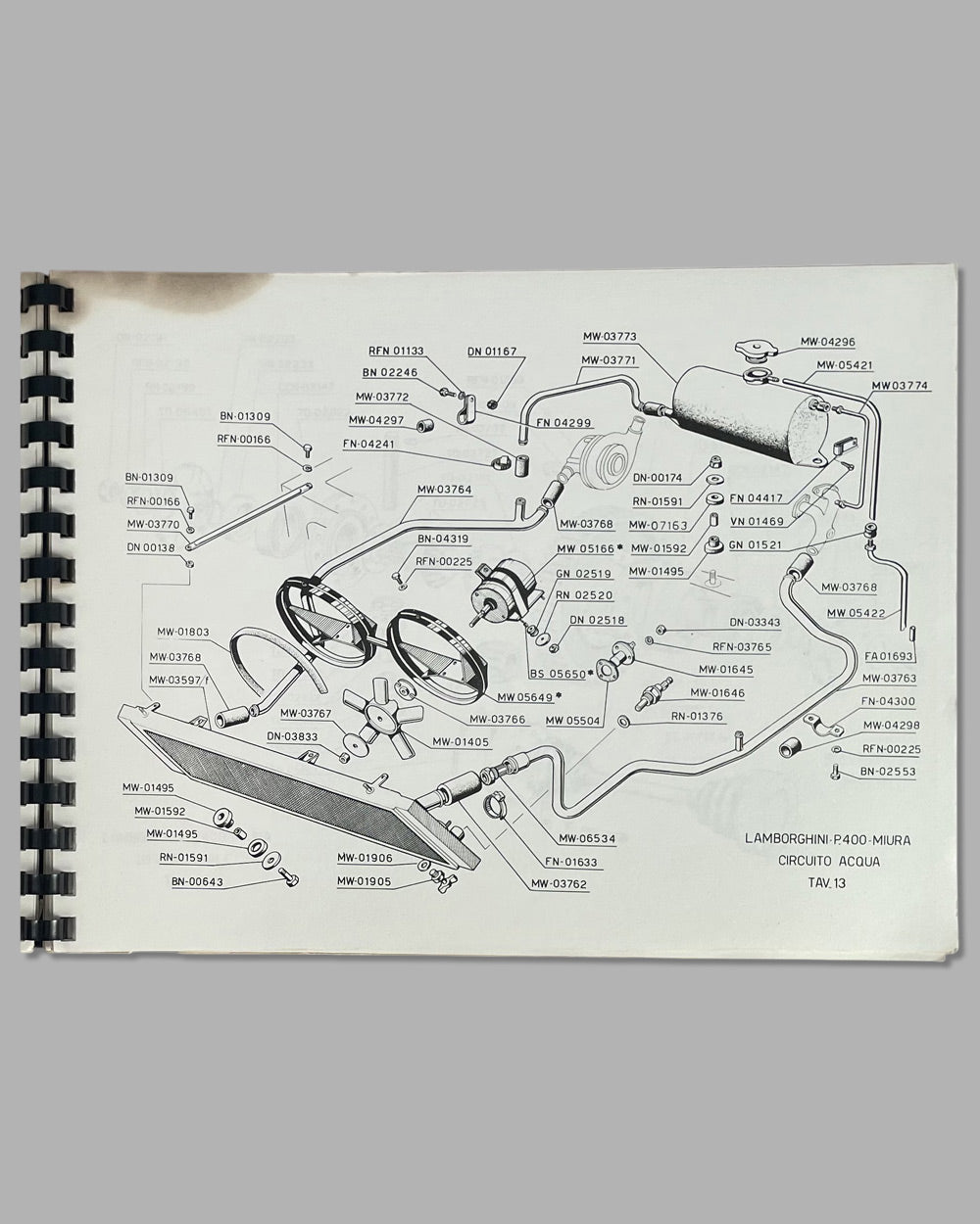 Three Lamborghini Miura P400 mid 1960’s factory publications 8