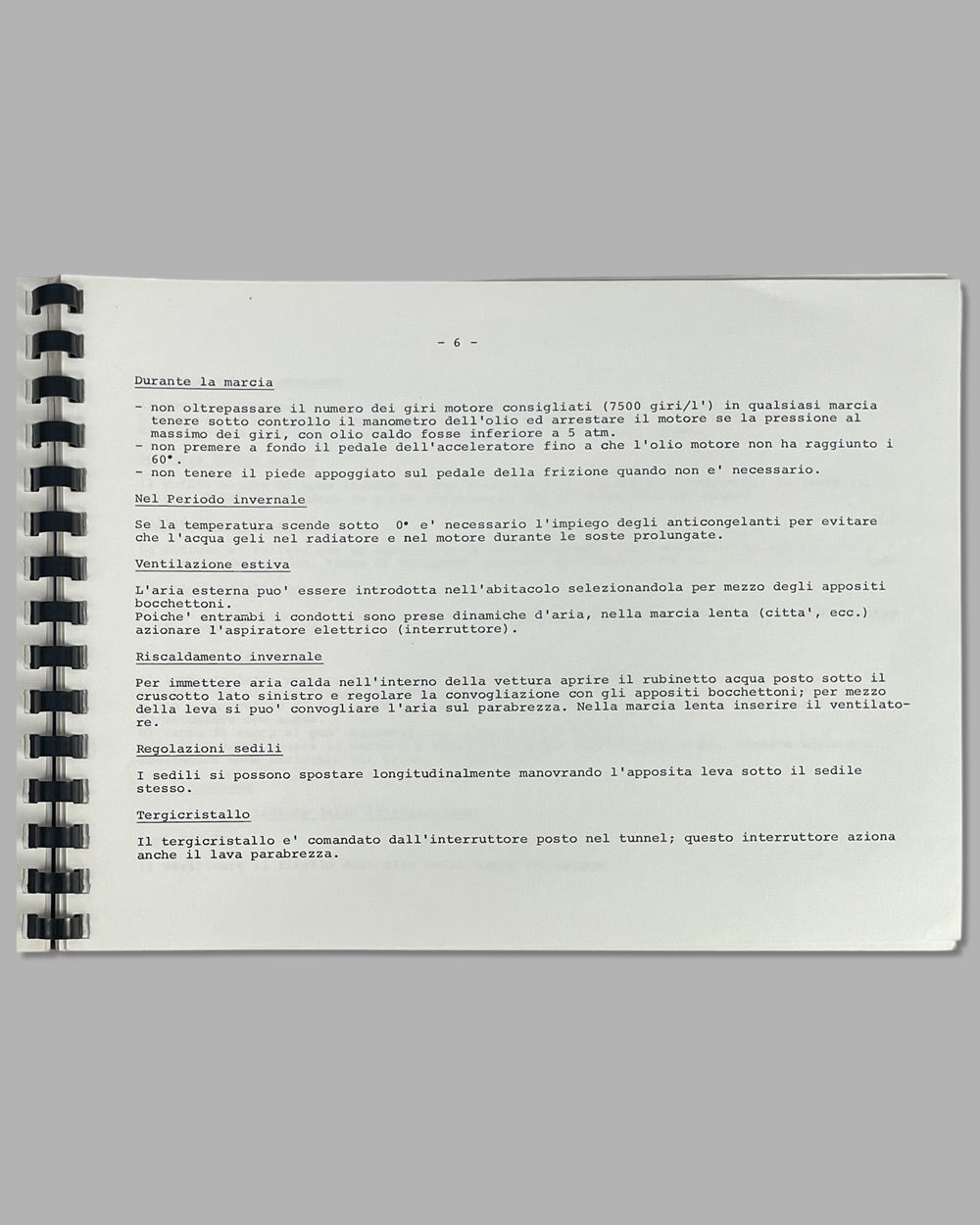 Three Lamborghini Miura P400 mid 1960’s factory publications 9