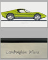 Lamborghini Miura large print, 1980’s 2