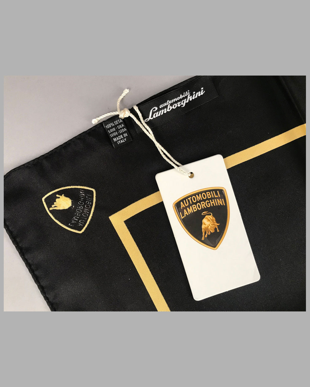 Lamborghini factory silk scarf / bandana 3