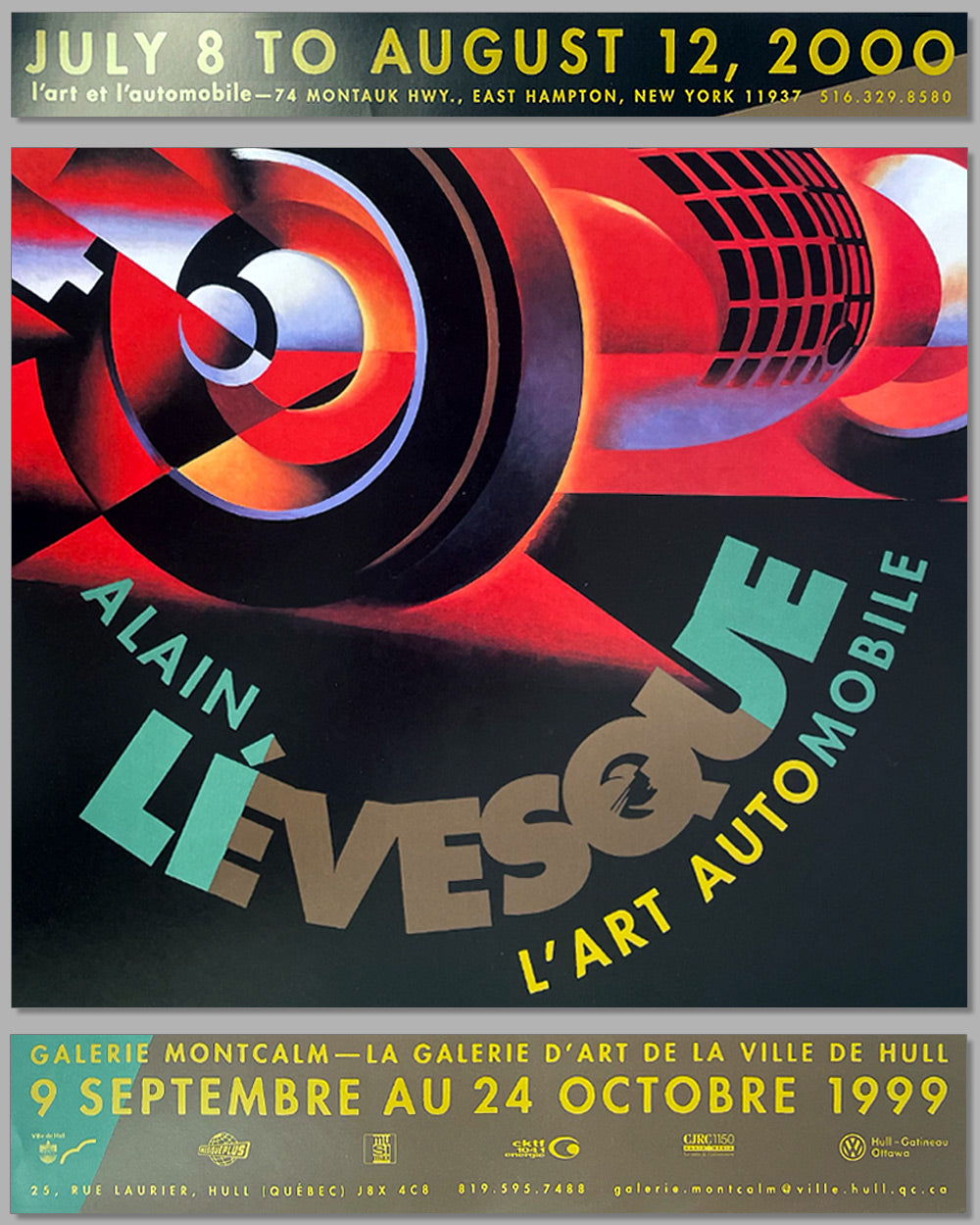 Alain Lévesque one man show poster 2