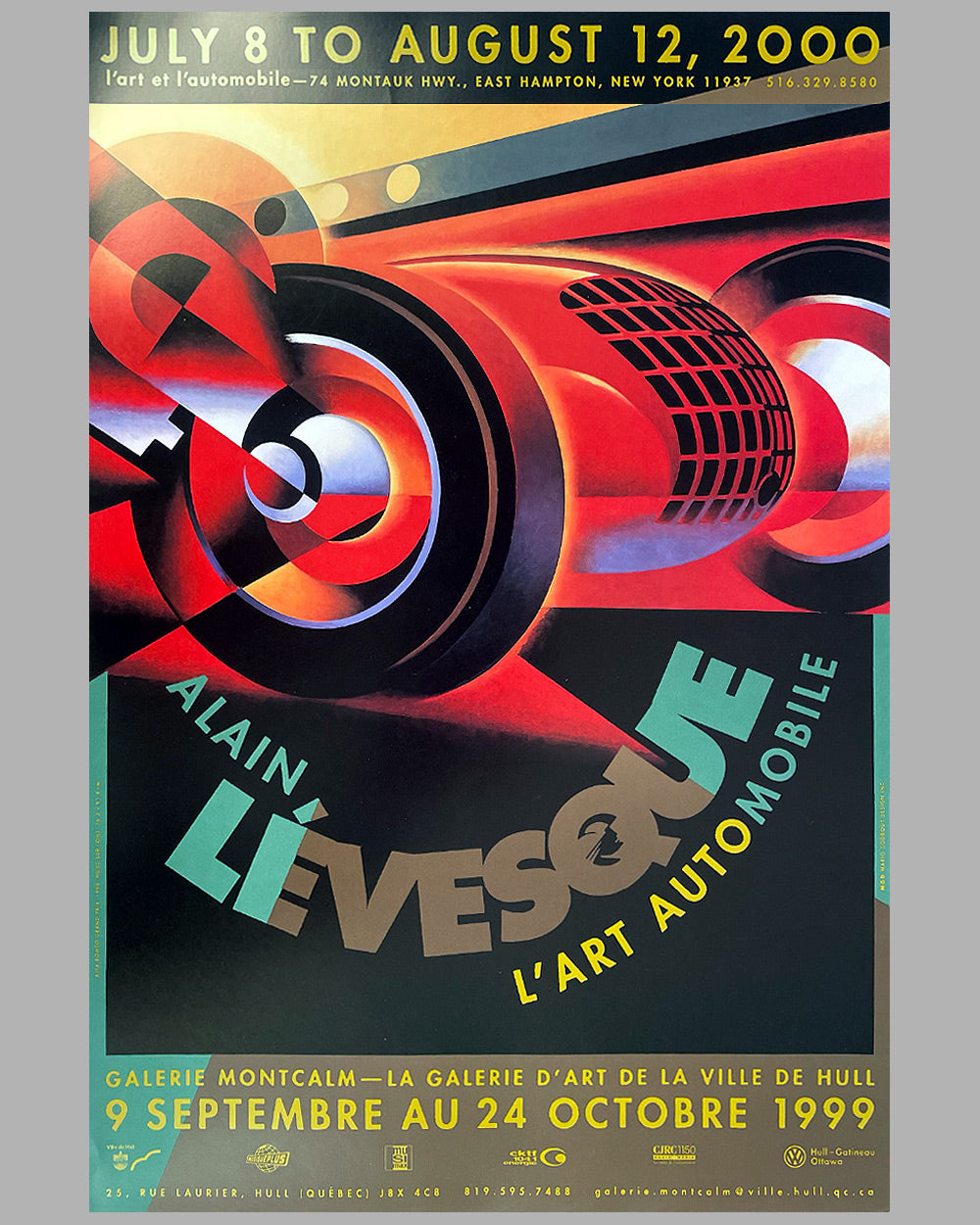 Alain Lévesque one man show poster