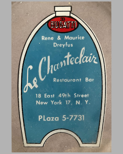 Le Chanteclair ashtray from Rene Dreyfus’ famous French restaurant in N.Y.C. 2