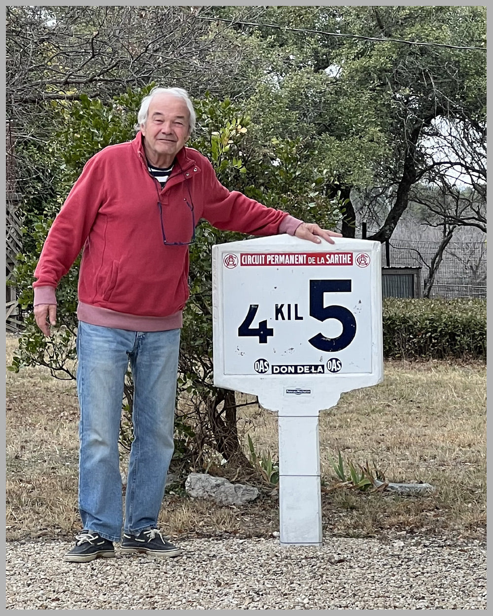Authentic Le Mans Race Track Michelin Marker Sign L art Et L automobile authentic-le-mans-race-track-michelin-marker-sign-l-art-et-l-automobile