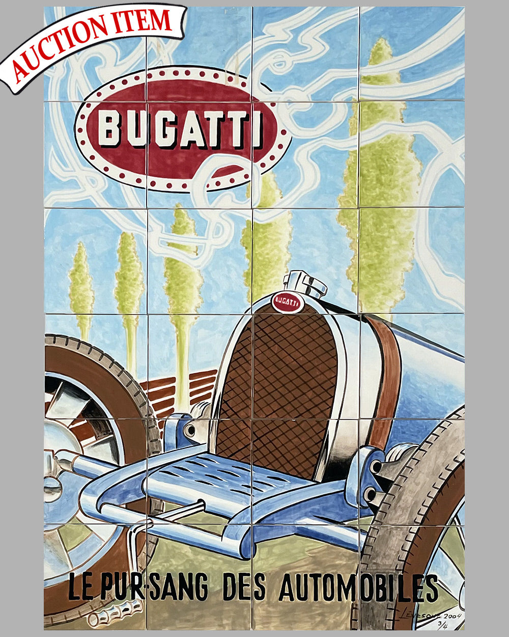 Bugatti T35 tiles by Alain Levesque