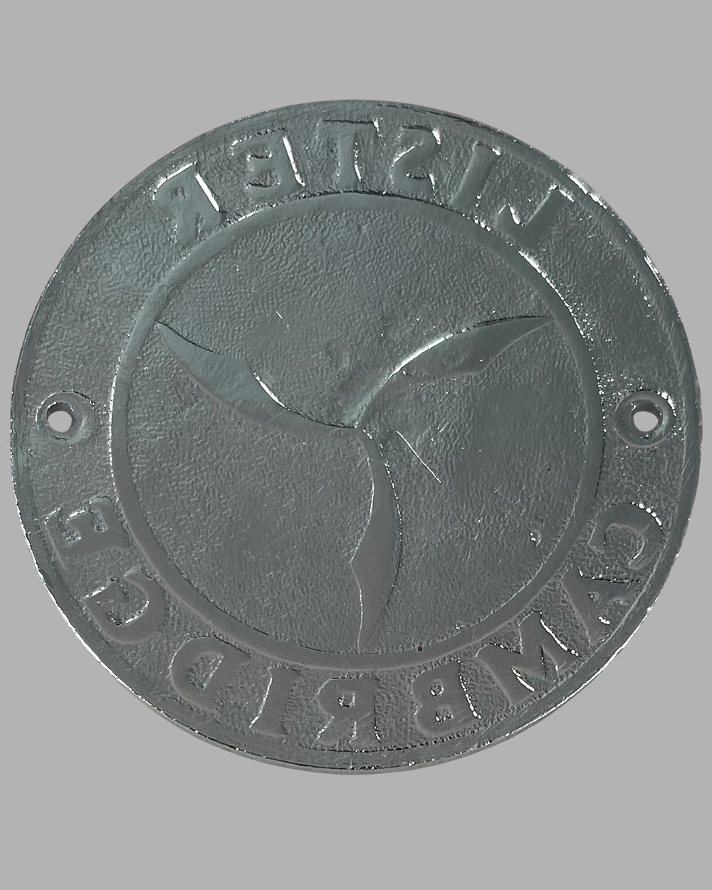 Lister Cambridge logo front badge 2