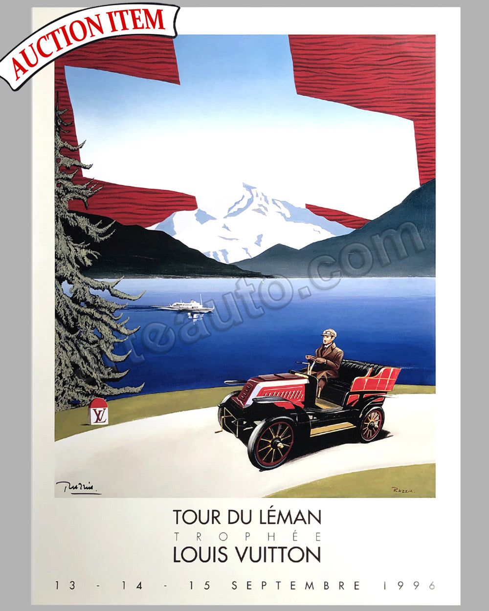 Tour du Léman 1996 Poster by Razzia